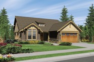 Front Rendering of Plan 1103BA - The Granville Front Rendering of Mascord House Plan 1103BA - The Granville