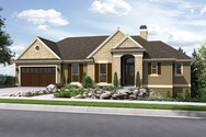 Front Rendering of Plan 1144EA - The Tumalo Front Rendering of Mascord House Plan 1144EA - The Tumalo