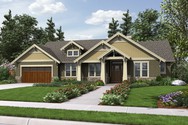 Front Rendering of Plan 1144EB - The Umatilla Front Rendering of Mascord House Plan 1144EB - The Umatilla