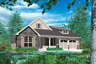 Front Rendering of Plan 1146 - The Godfrey Front Rendering of Mascord House Plan 1146 - The Godfrey