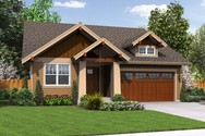Front Rendering of Plan 1168ES - The Espresso Front Rendering of Mascord House Plan 1168ES - The Espresso