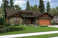 Front Rendering of Plan 1169A - The Pasadena Front Rendering of Mascord House Plan 1169A - The Pasadena