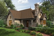 Front Rendering of Plan 1173A - The Goldberry Front Rendering of Mascord House Plan 1173A - The Goldberry