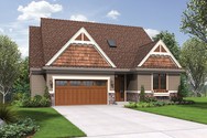 Front Rendering of Plan 1221CC - The Newmarket Front Rendering of Mascord House Plan 1221CC - The Newmarket