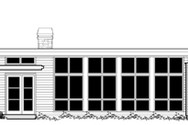 Front Elevation of Plan 1241 - The Boston Front Elevation of Mascord House Plan 1241 - The Boston