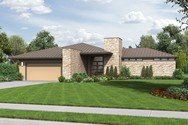 Front Rendering of Plan 1246 - The Houston Front Rendering of Mascord House Plan 1246 - The Houston