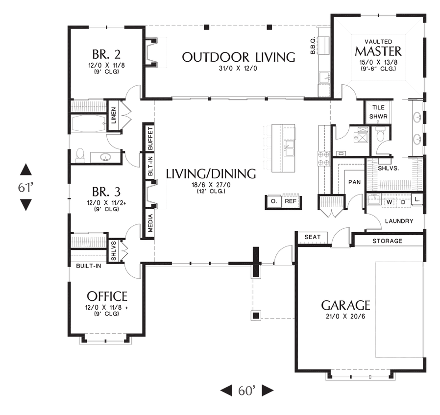 House Plan 1247 The Dallas