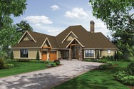 Front Rendering of Plan 1413 - The Lambert Front Rendering of Mascord House Plan 1413 - The Lambert