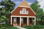 Front Rendering of Plan 21114 - The Jasmine Front Rendering of Mascord House Plan 21114 - The Jasmine