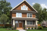Front Rendering of Plan 21133 - The Darlington Front Rendering of Mascord House Plan 21133 - The Darlington