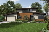 Front Rendering of Plan 21135 - The Caldersyke Front Rendering of Mascord House Plan 21135 - The Caldersyke