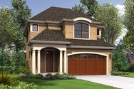 Front Rendering of Plan 21144A - The Barview Front Rendering of Mascord House Plan 21144A - The Barview