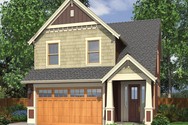 Front Rendering of Plan 2174B - The Monroe Front Rendering of Mascord House Plan 2174B - The Monroe