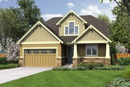 Front Rendering of Plan 2185AC - The Nehalem Front Rendering of Mascord House Plan 2185AC - The Nehalem