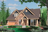 Front Rendering of Plan 22145 - The Ackley Front Rendering of Mascord House Plan 22145 - The Ackley