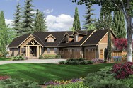 Front Rendering of Plan 22156 - The Halstad Front Rendering of Mascord House Plan 22156 - The Halstad