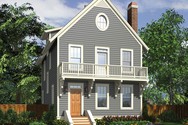 Front Rendering of Plan 22171A - The Eaton Front Rendering of Mascord House Plan 22171A - The Eaton