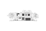 Front Elevation of Plan 22185 - The Legare Front Elevation of Mascord House Plan 22185 - The Legare