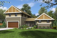 Front Rendering of Plan 22196 - The Somerset Front Rendering of Mascord House Plan 22196 - The Somerset
