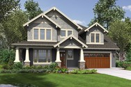 Front Rendering of Plan 22199 - The Hood River Front Rendering of Mascord House Plan 22199 - The Hood River