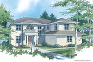 Front Rendering of Plan 2347 - The Gardell Front Rendering of Mascord House Plan 2347 - The Gardell
