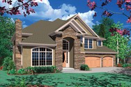 Front Rendering of Plan 2365 - The Elegans Front Rendering of Mascord House Plan 2365 - The Elegans