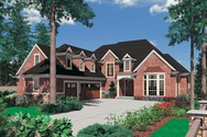 Front Rendering of Plan 2373 - The Marlow Front Rendering of Mascord House Plan 2373 - The Marlow