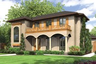 Front Rendering of Plan 2379 - The Isabella Front Rendering of Mascord House Plan 2379 - The Isabella