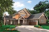 Front Rendering of Plan 2387 - The Iverson Front Rendering of Mascord House Plan 2387 - The Iverson