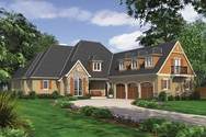 Front Rendering of Plan 2390 - The Hamilton Front Rendering of Mascord House Plan 2390 - The Hamilton