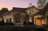 Front Rendering of Plan 2393 - The Mountainview Front Rendering of Mascord House Plan 2393 - The Mountainview
