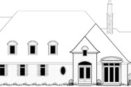 Front Elevation of Plan 2397 - The Turnlund Front Elevation of Mascord House Plan 2397 - The Turnlund