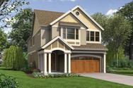 Front Rendering of Plan 2399 - The Laurelhurst Front Rendering of Mascord House Plan 2399 - The Laurelhurst