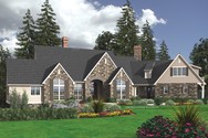 Front Rendering of Plan 2445 - The Ackland Front Rendering of Mascord House Plan 2445 - The Ackland
