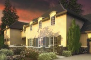 Front Rendering of Plan 2446 - The Toussaint Front Rendering of Mascord House Plan 2446 - The Toussaint