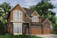 Front Rendering of Plan 2457 - The Tucker Front Rendering of Mascord House Plan 2457 - The Tucker