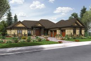 Front Rendering of Plan 2468 - The Wickham Front Rendering of Mascord House Plan 2468 - The Wickham