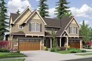 Front Rendering of Plan 4037 - The Whitman Front Rendering of Mascord House Plan 4037 - The Whitman