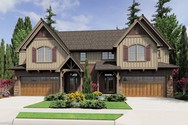 Front Rendering of Plan 4039 - The Normandy Front Rendering of Mascord House Plan 4039 - The Normandy