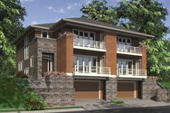 Front Rendering of Plan 4041 - The Prairiefire Front Rendering of Mascord House Plan 4041 - The Prairiefire
