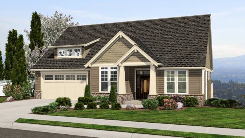 Craftsman Home Plans 1244 – The Brandywine