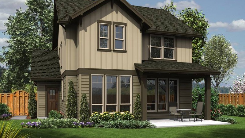 Small Craftsman Home Plan 21124BA - The Halsey