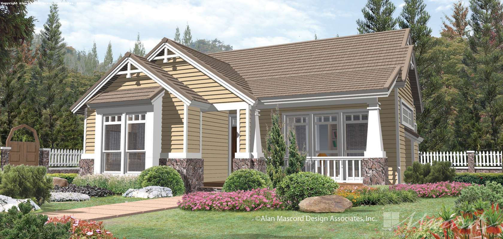 Mascord House Plan 1101: The Brogan