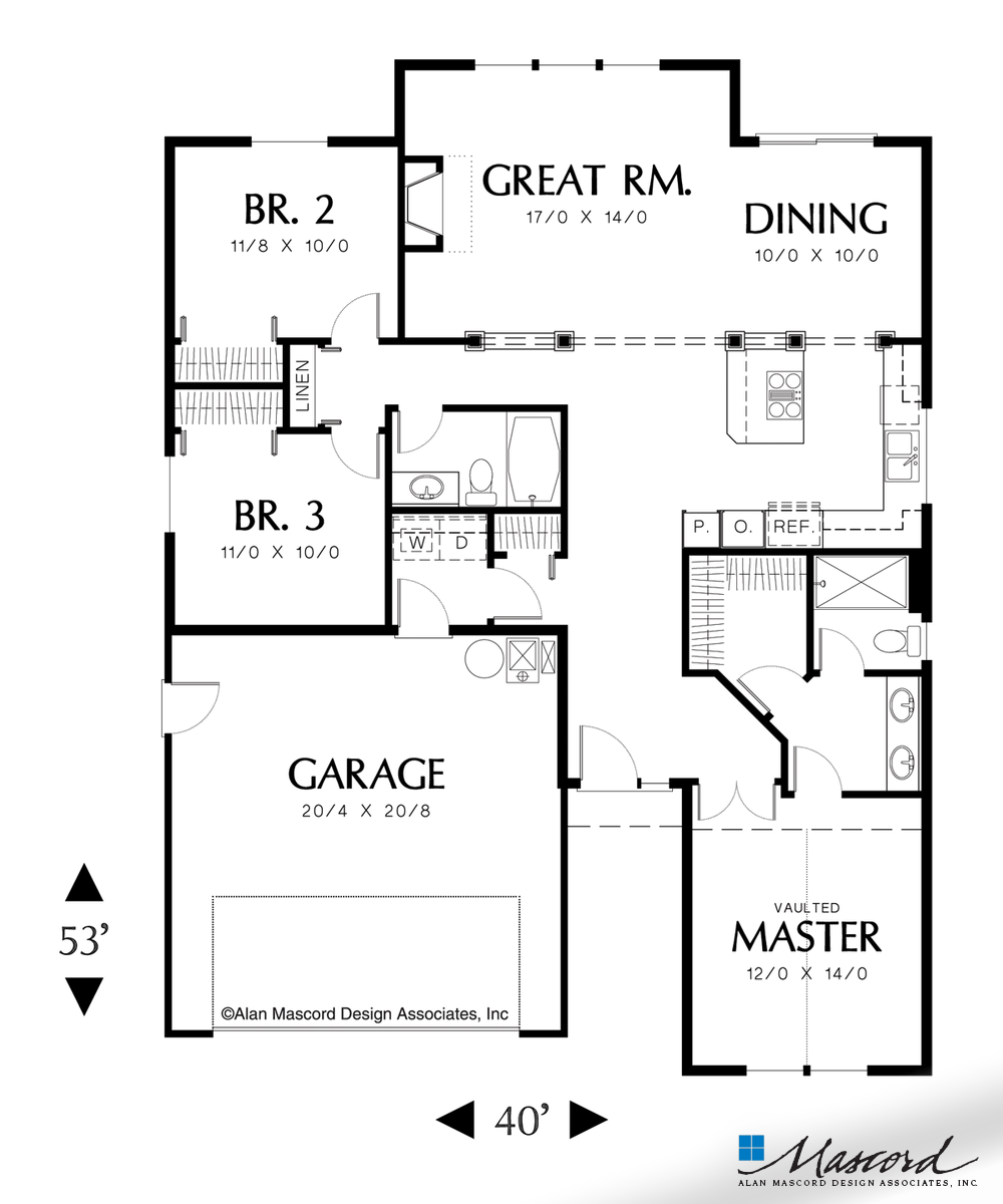 Craftsman House Plan 1131 The Maddox 1463 Sqft, 3 Beds, 2