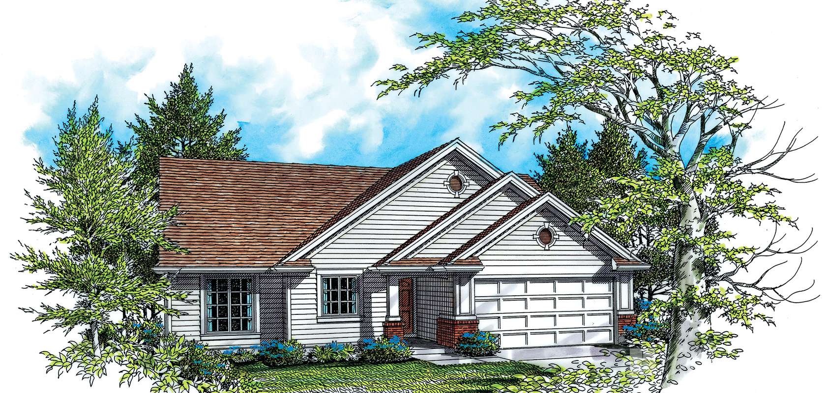 Mascord House Plan 1134: The Larkspur