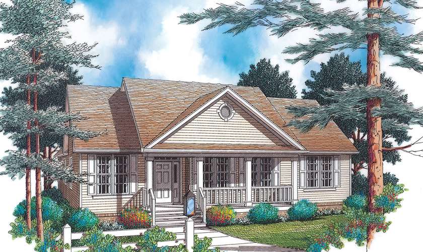 Mascord House Plan 1142: The Southwood
