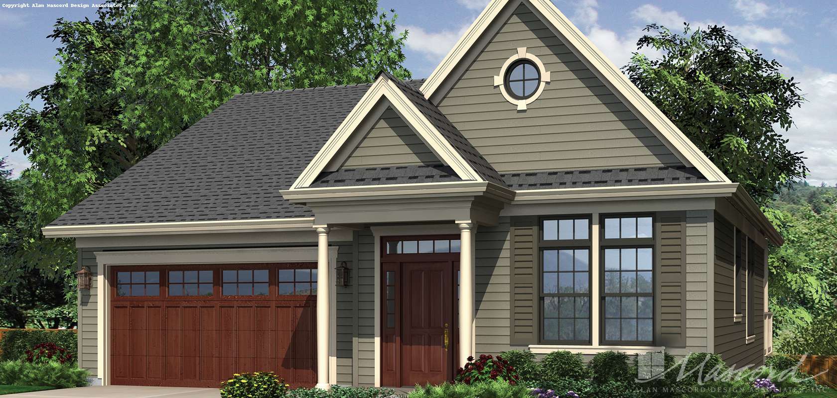 Mascord House Plan 1143: The Wandell