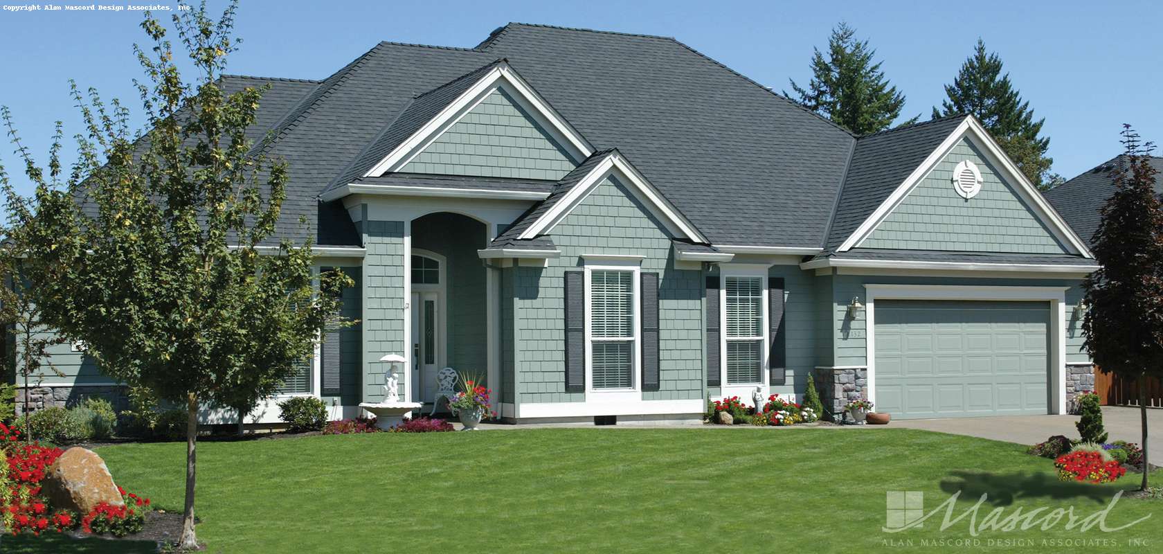 Mascord House Plan B1144: The Sanderstone