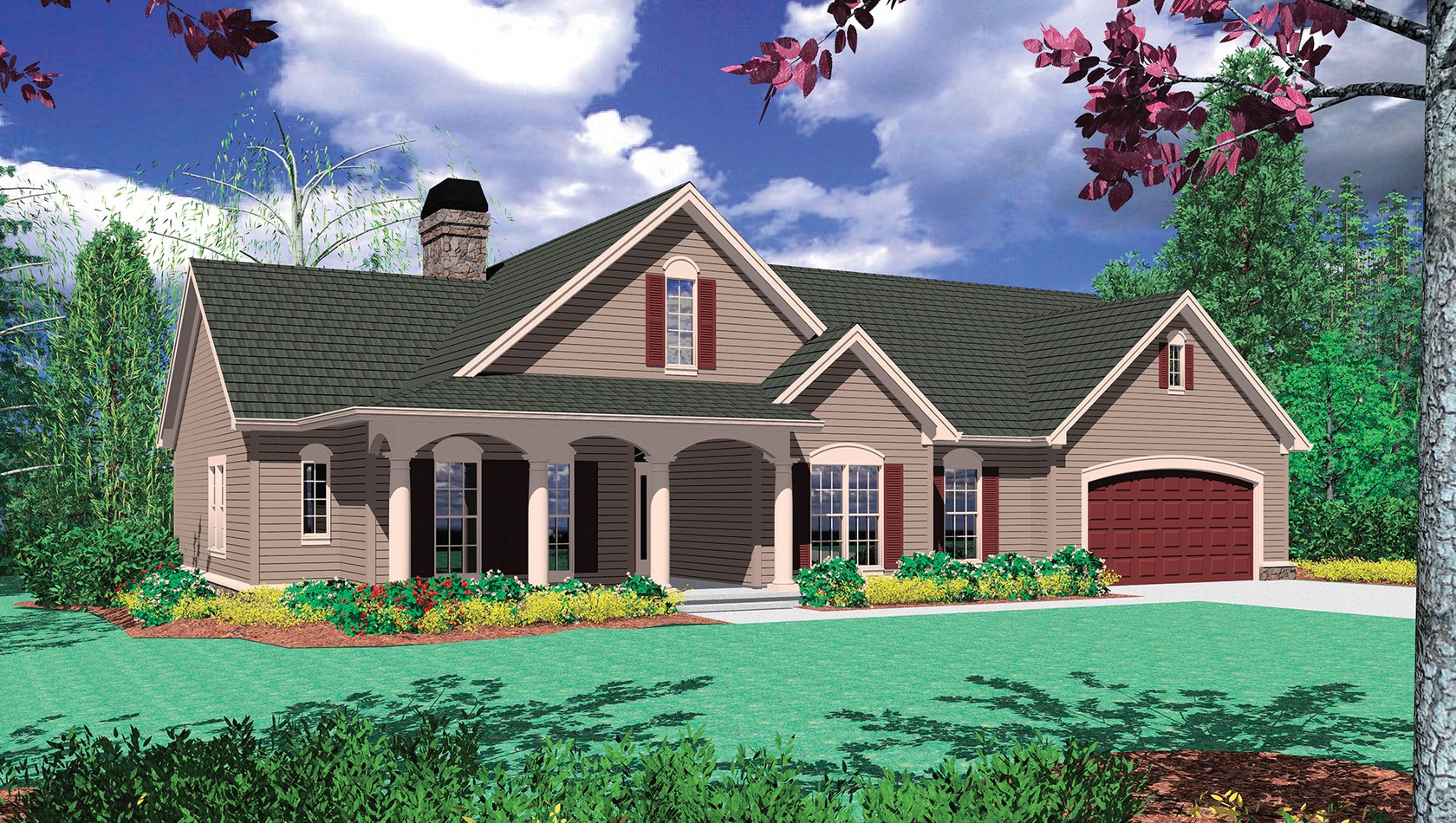 House Plan B1144B -The Riverton