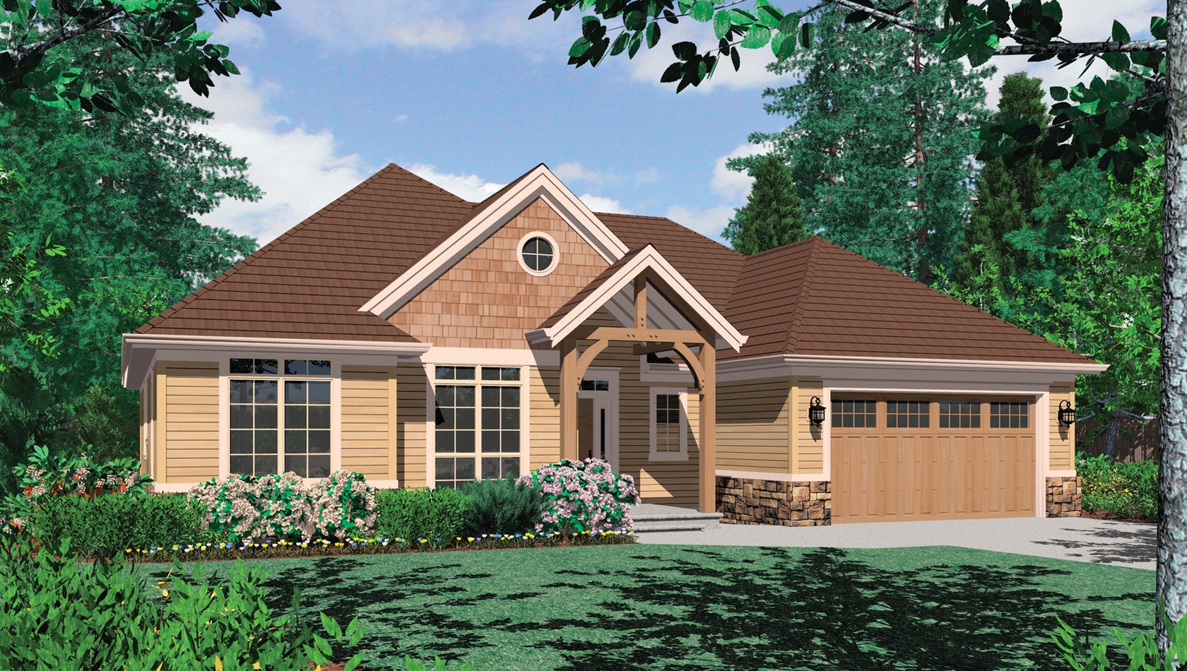 Main image for house plan B1149B: The Pendleton